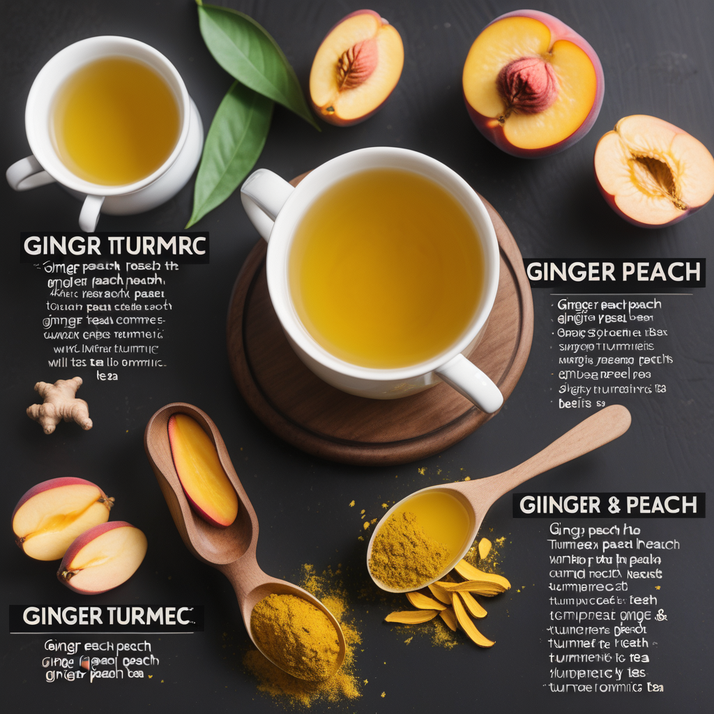 ginger peach turmeric tea benefits
