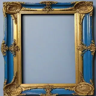 blue frame png
