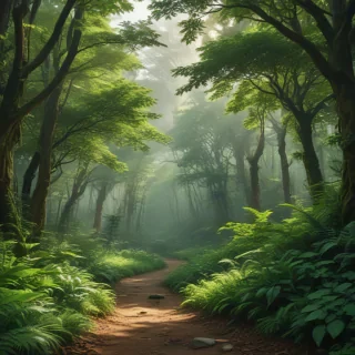 greenery background aesthetic