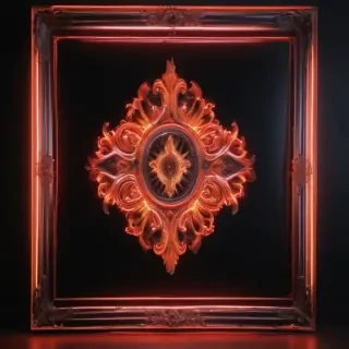 neon frame