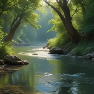 background river