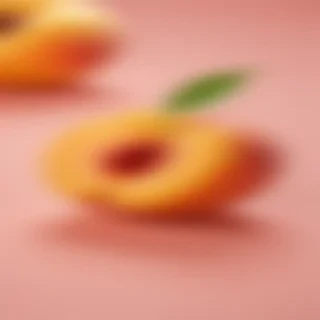 peach color background