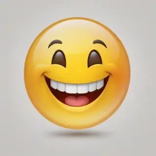 transparent smile emoji