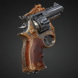 gun with transparent background