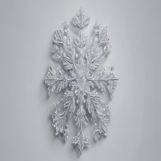 transparent background snowflake clipart
