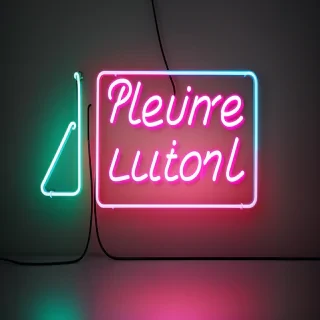 neon instagram logo
