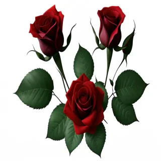 red roses png