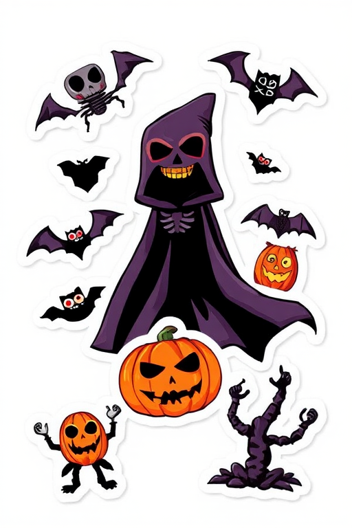 halloween stickers png