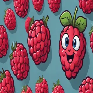 raspberry cartoon
