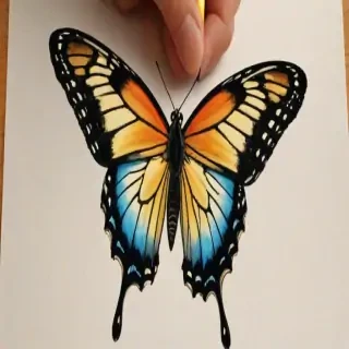 pictures of butterflies to draw