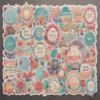 scrapbook stickers png