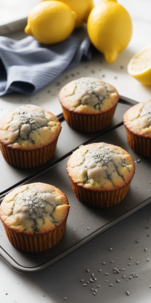 lemon poppy seed gluten free muffins