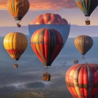 hot air balloon png