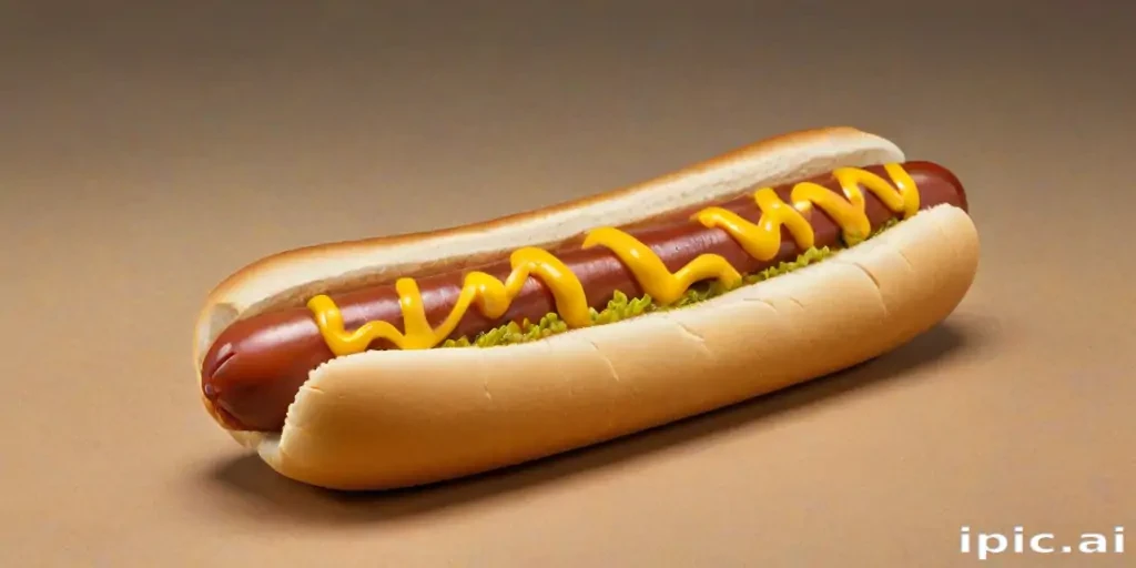 transparent hot dog