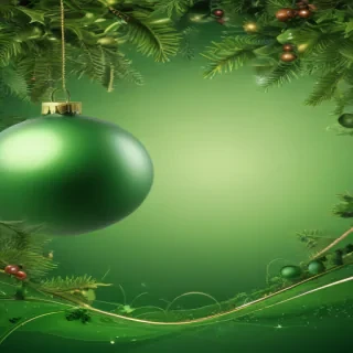 green christmas background