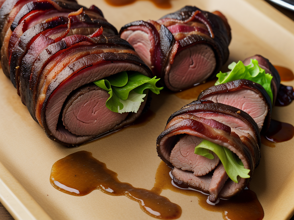 venison backstrap wrapped in bacon