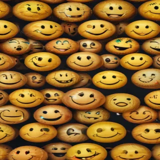 smiley face no background