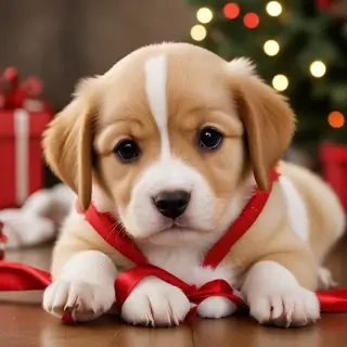 christmas puppy backgrounds