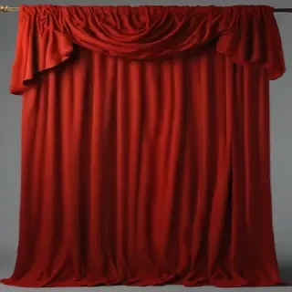 red curtain png