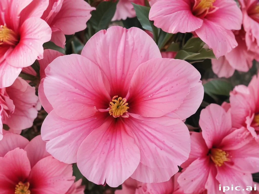 pink flower background