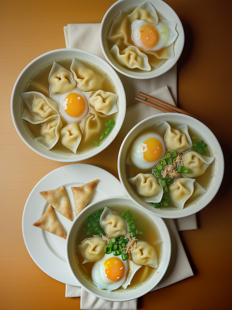 wonton and egg drop soup