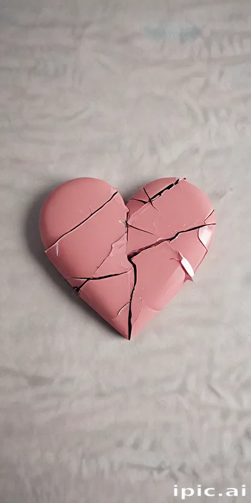 broken heart aesthetic