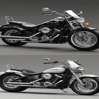 motorcycle clipart black and white