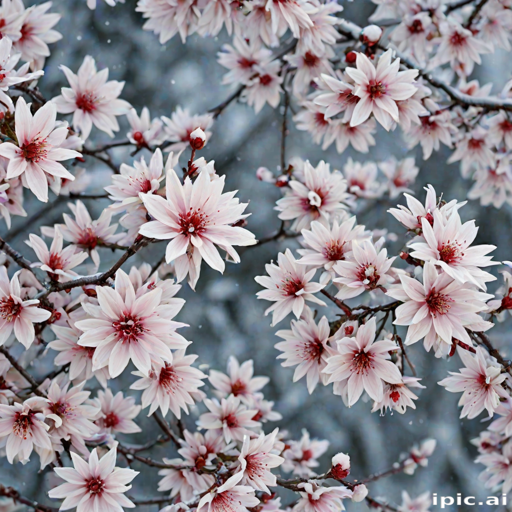 winter flower wallpaper background