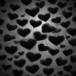 black hearts background
