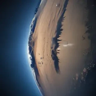 earth from space