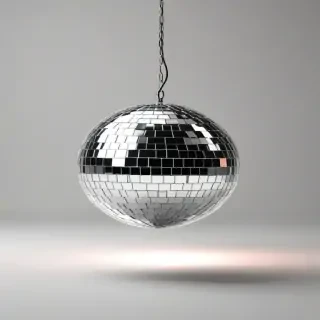 transparent background disco ball png