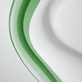 white and green background