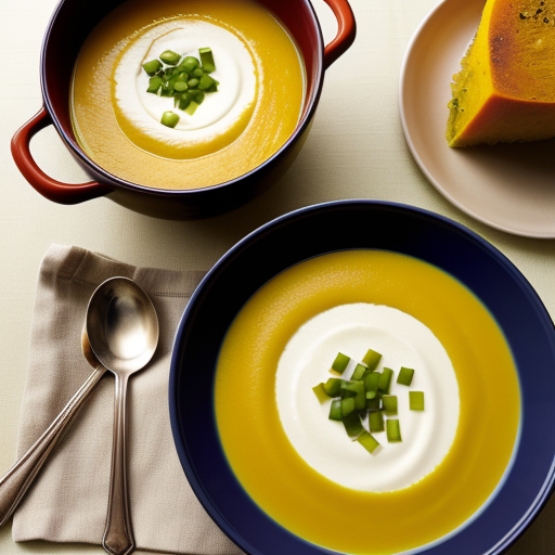 butternut squash and leek soup