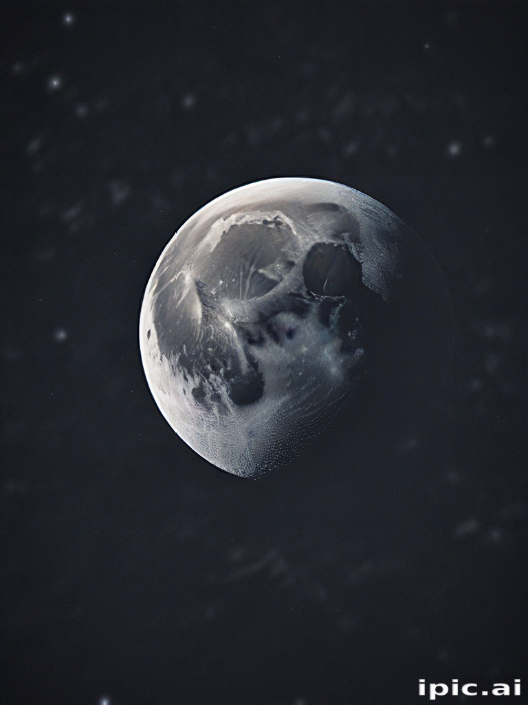 An Ethereal View of a Distant Planet Surrounded by Cosmic Wonders