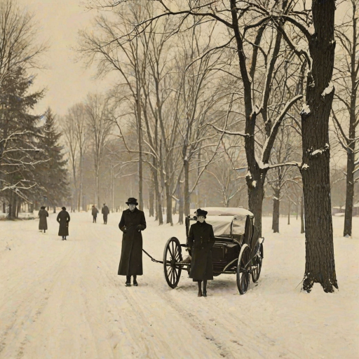 vintage winter pictures