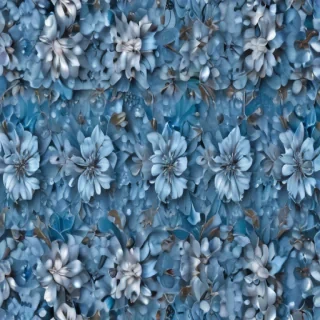 blue floral background