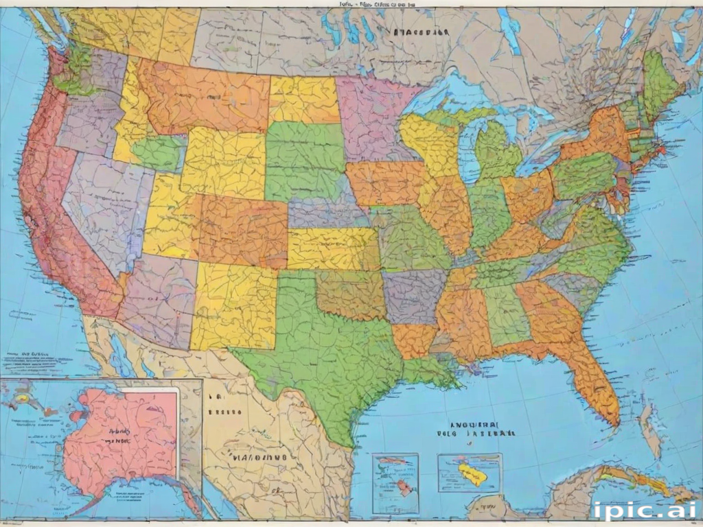 mapa usa