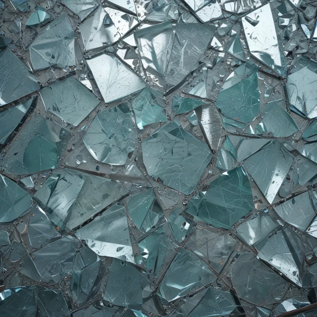 broken glass texture