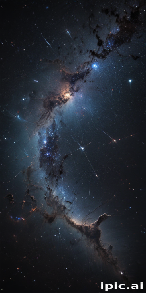 Stunning Cosmic Landscape: Stars, Nebulae, and Celestial Wonders in Space
