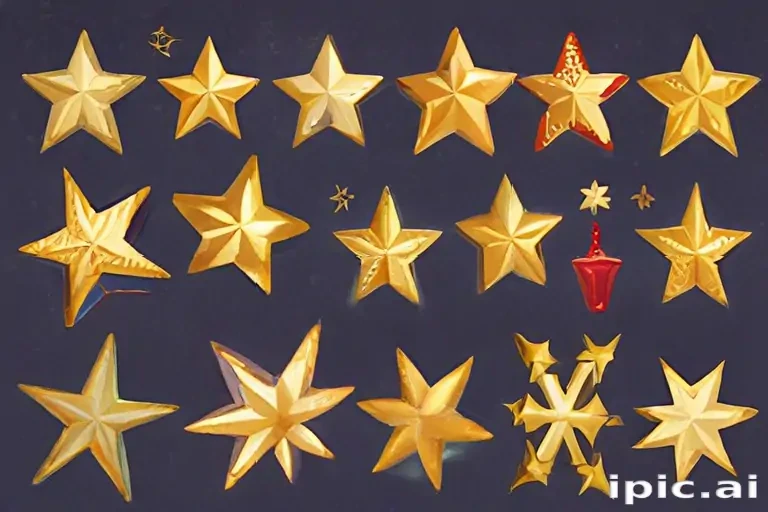 christmas stars clipart
