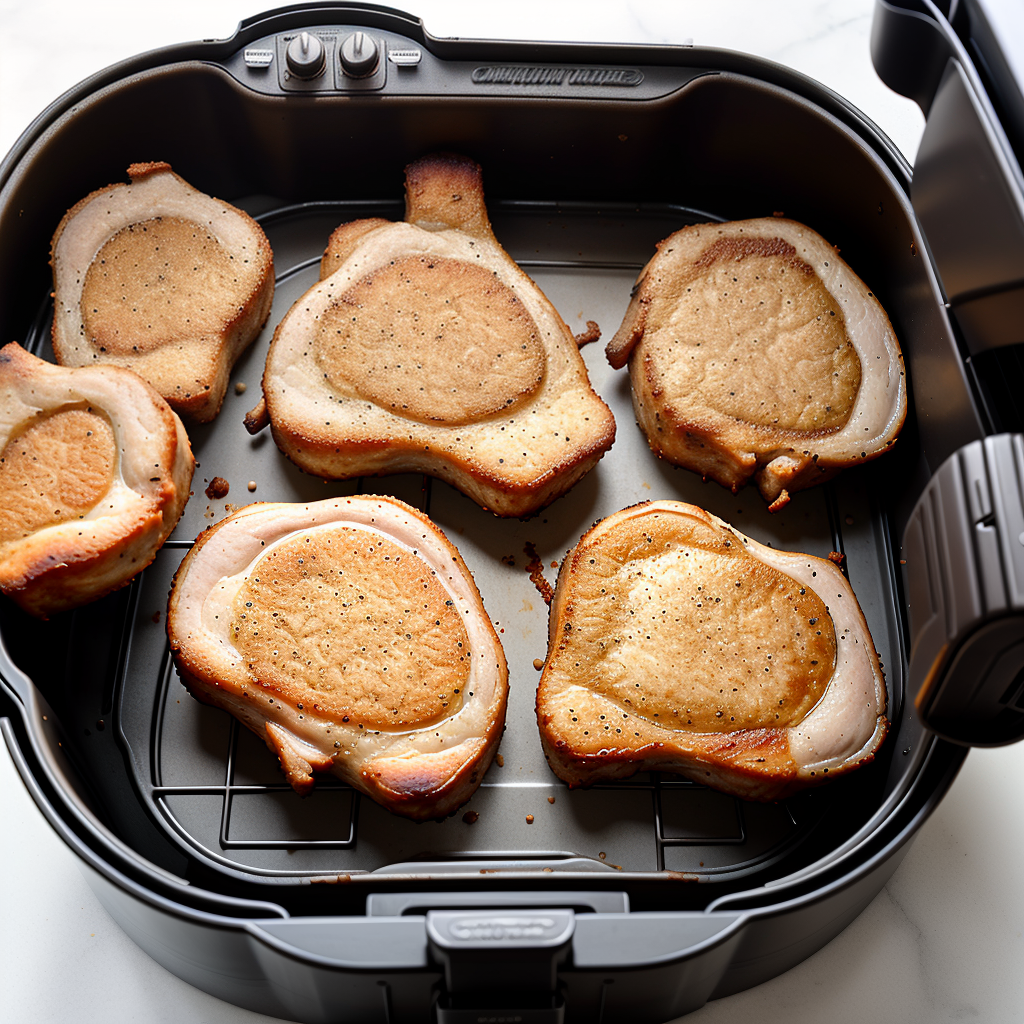 shake and bake air fryer pork chops