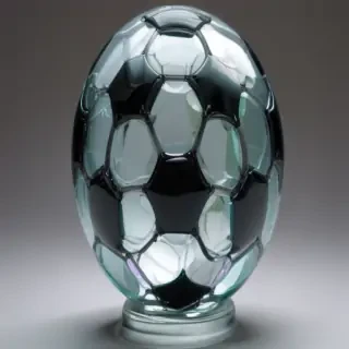 transparent soccer ball