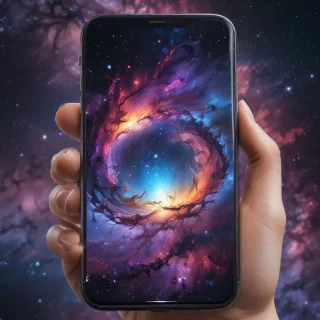 iphone galaxy wallpaper