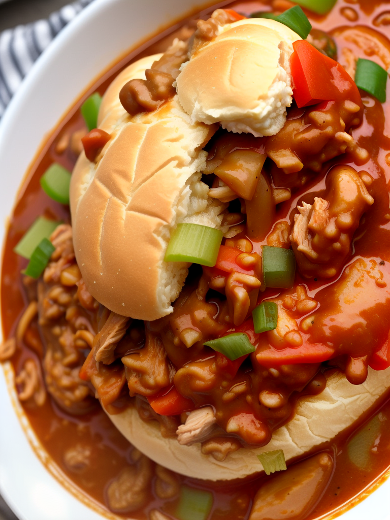 chicken gumbo sloppy joe recipe