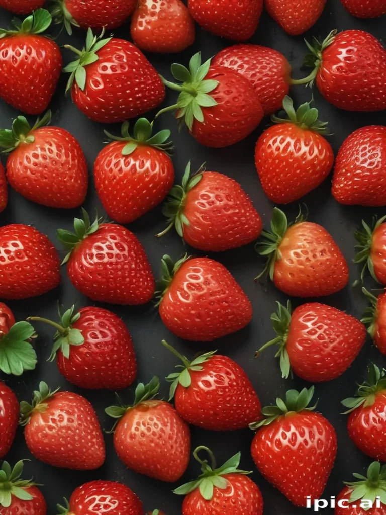 strawberry background aesthetic