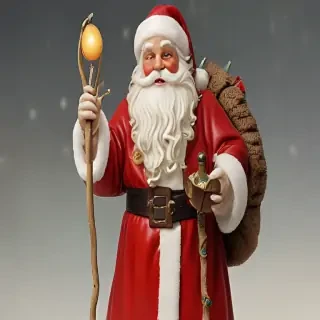 images of vintage santa