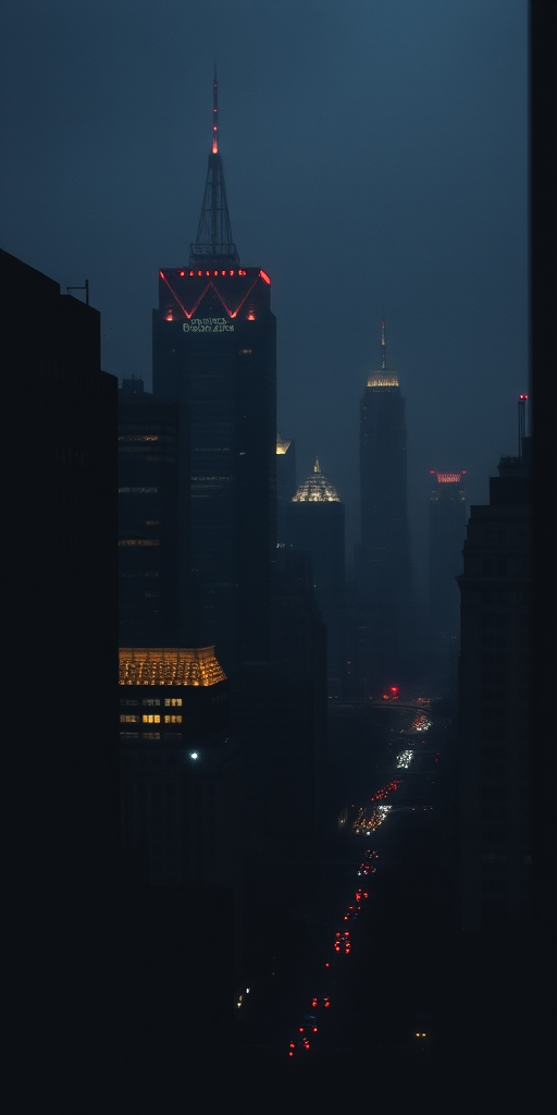 dark city background