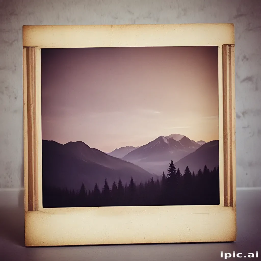 polaroid picture frame png