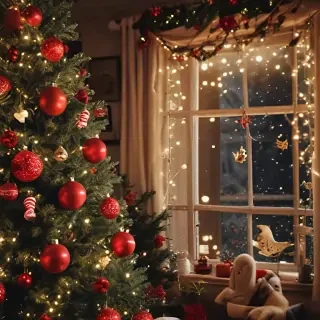 aesthetic christmas background