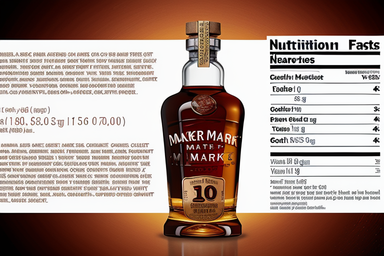maker's mark bourbon nutrition facts